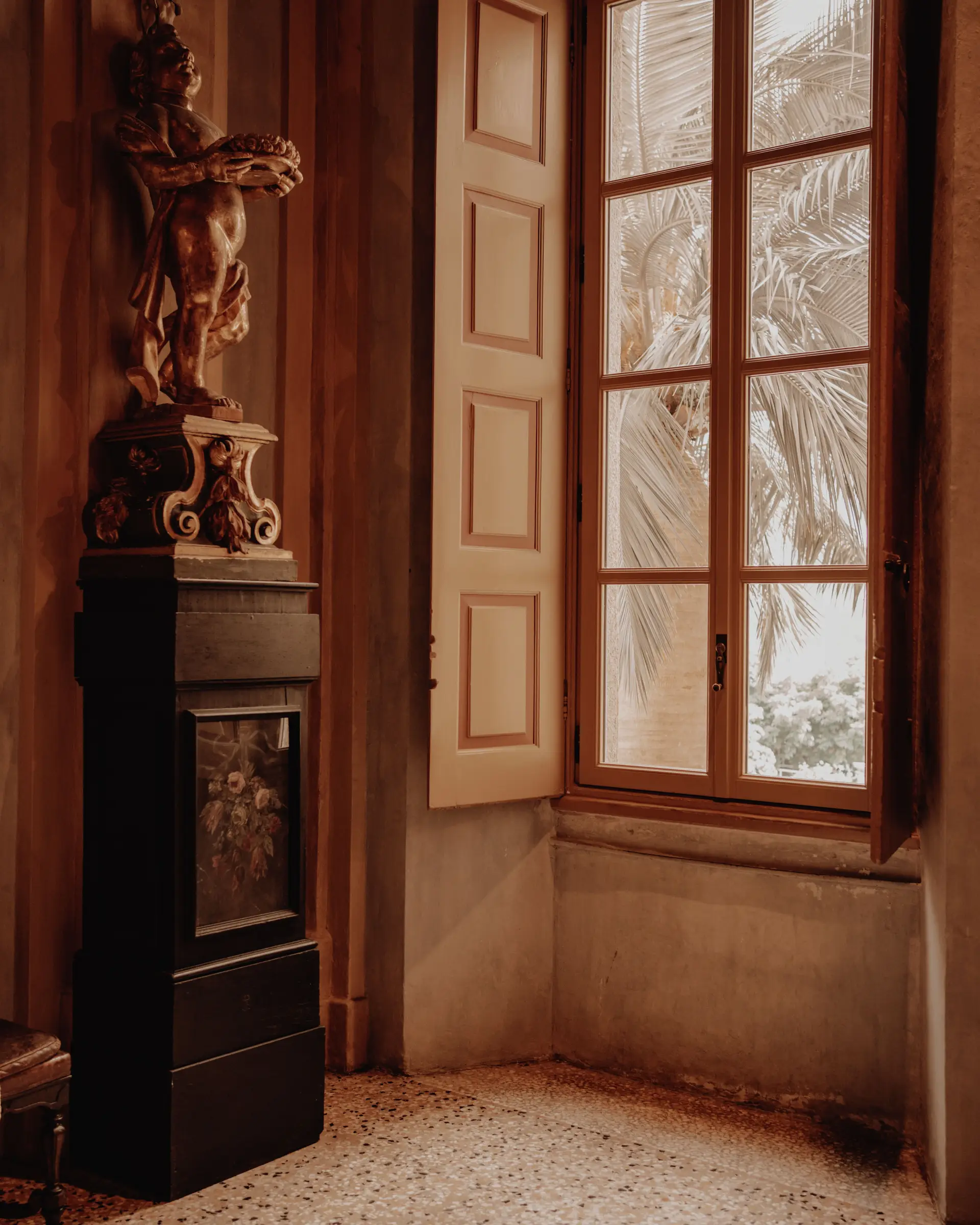 Klasszikus villa belső részlete